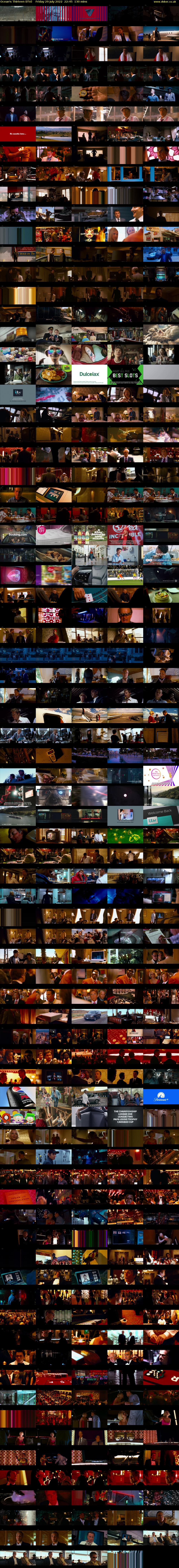 Ocean's Thirteen (ITV) Friday 29 July 2022 22:45 - 00:55