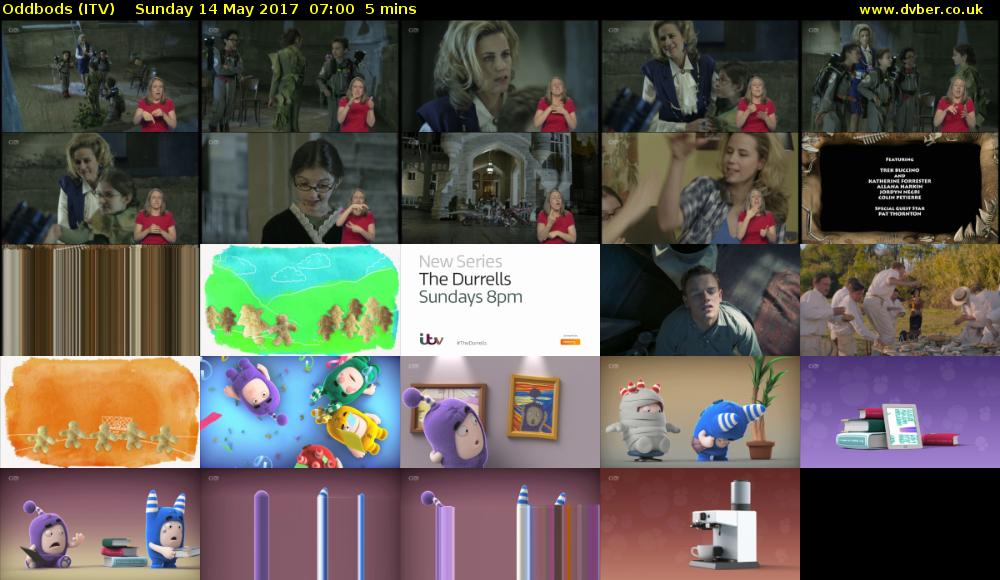 Oddbods (ITV) Sunday 14 May 2017 07:00 - 07:05