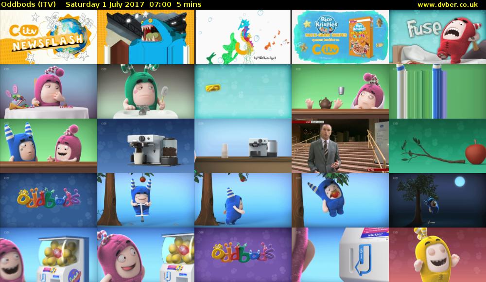 Oddbods (ITV) Saturday 1 July 2017 07:00 - 07:05