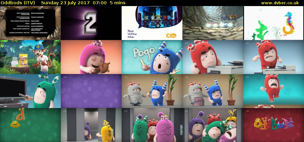 Oddbods (ITV) Sunday 23 July 2017 07:00 - 07:05