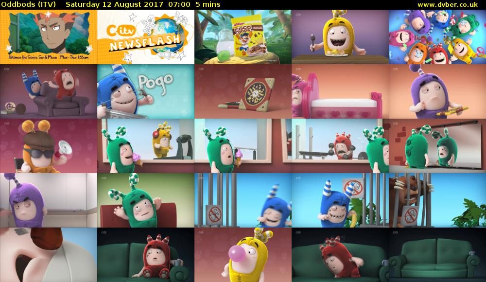 Oddbods (ITV) Saturday 12 August 2017 07:00 - 07:05