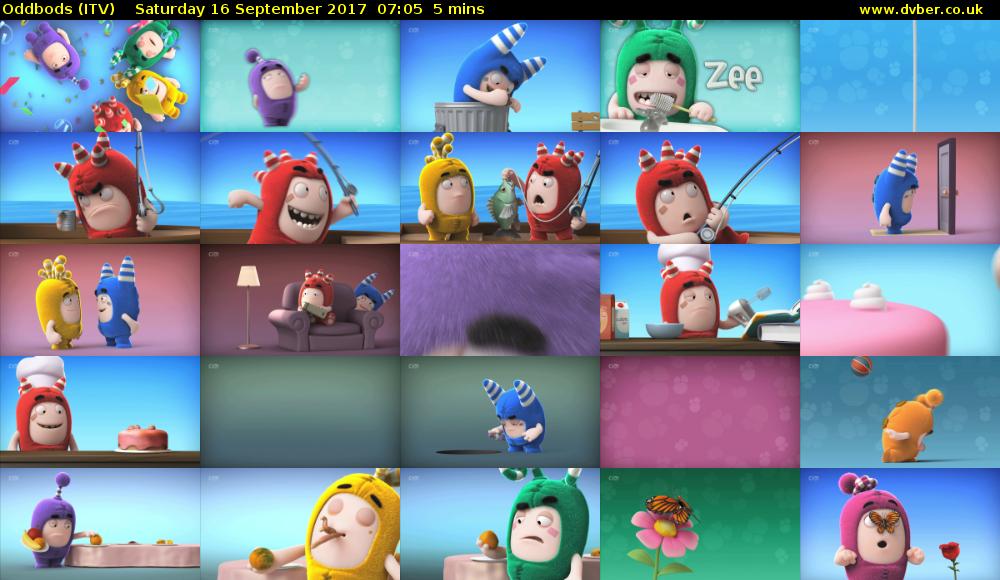 Oddbods (ITV) Saturday 16 September 2017 07:05 - 07:10