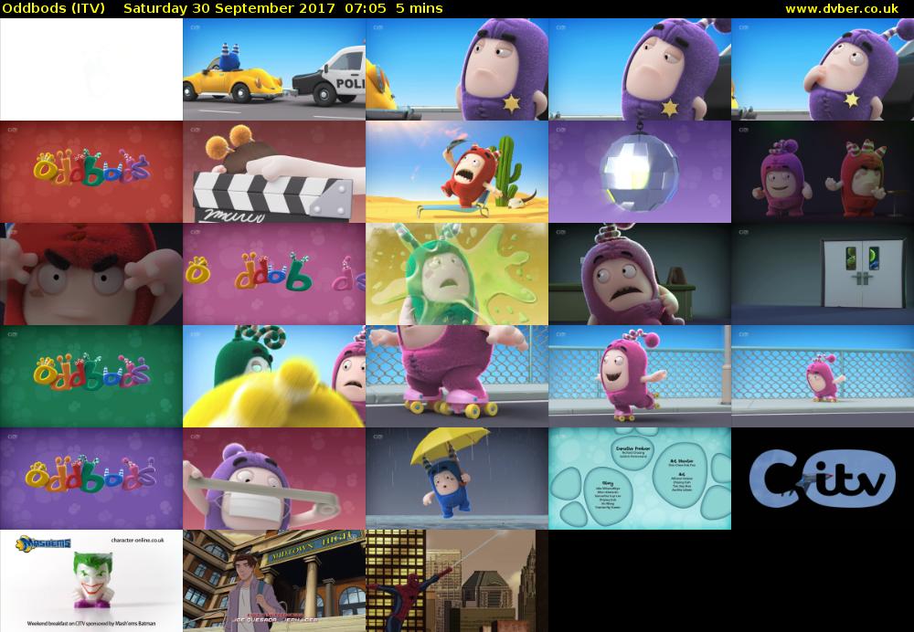 Oddbods (ITV) Saturday 30 September 2017 07:05 - 07:10