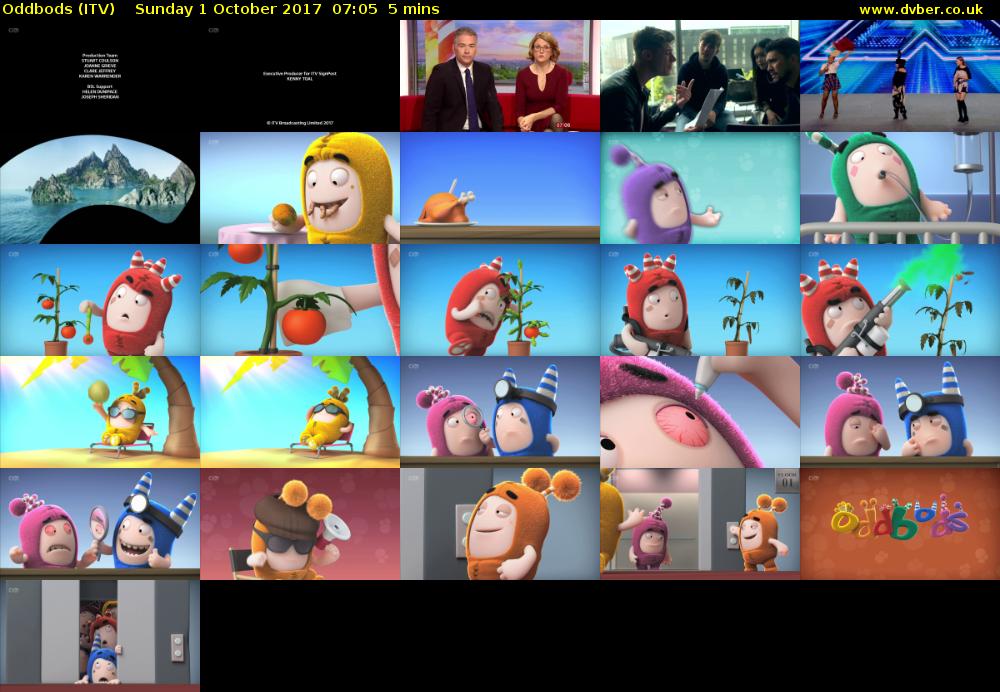 Oddbods (ITV) Sunday 1 October 2017 07:05 - 07:10