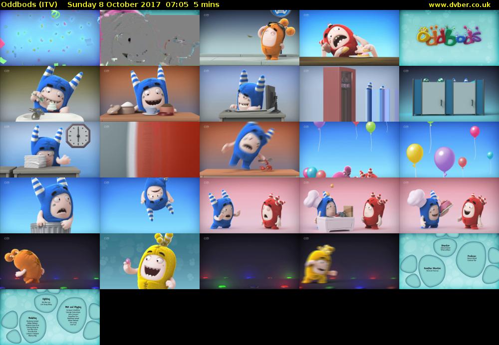 Oddbods (ITV) Sunday 8 October 2017 07:05 - 07:10