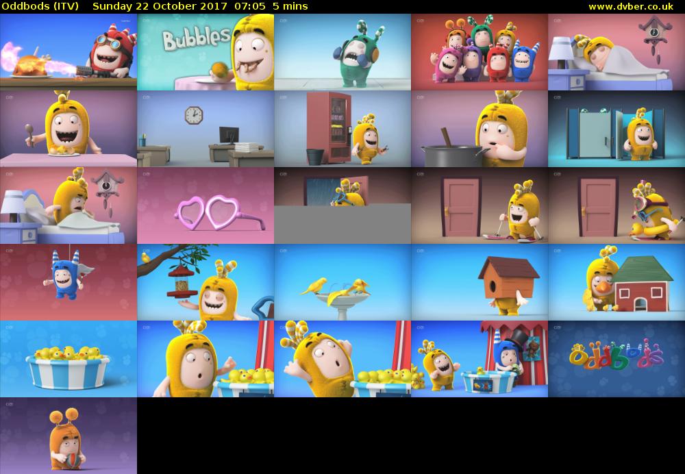 Oddbods (ITV) Sunday 22 October 2017 07:05 - 07:10