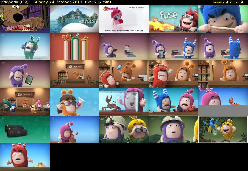Oddbods (ITV) Sunday 29 October 2017 07:05 - 07:10