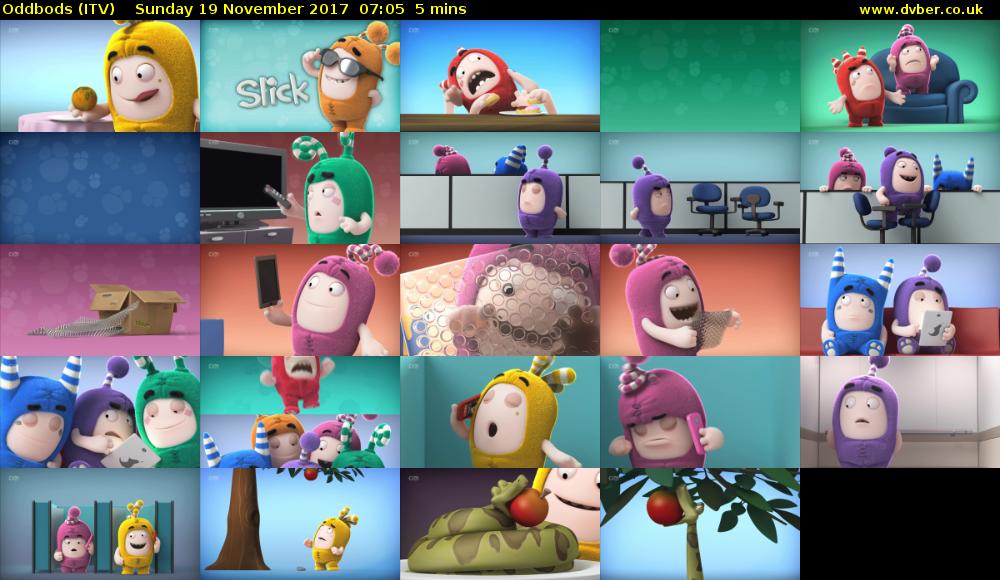 Oddbods (ITV) Sunday 19 November 2017 07:05 - 07:10
