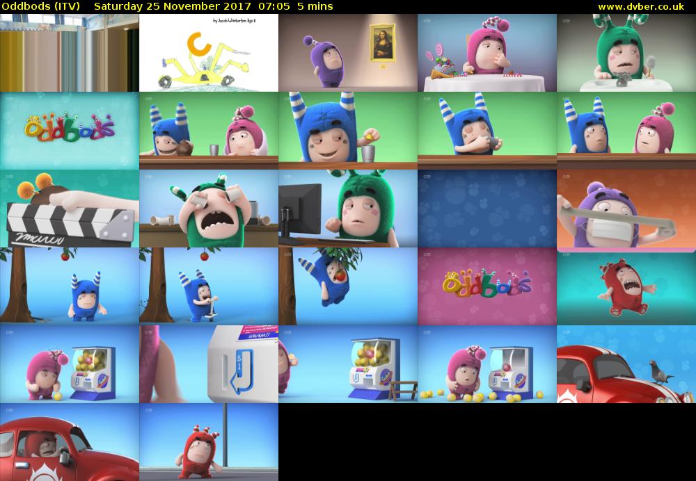Oddbods (ITV) Saturday 25 November 2017 07:05 - 07:10