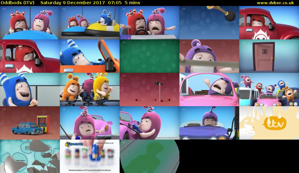 Oddbods (ITV) Saturday 9 December 2017 07:05 - 07:10