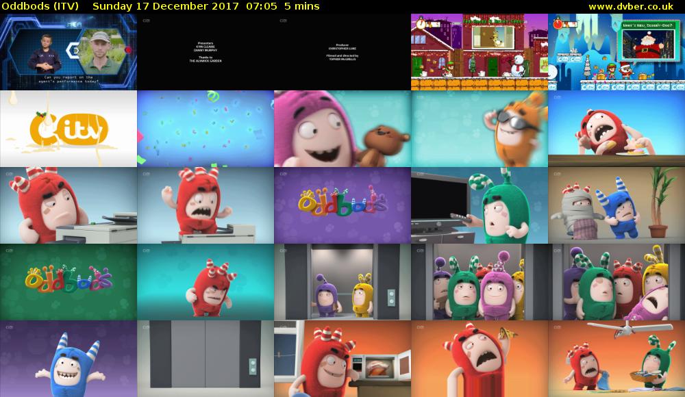 Oddbods (ITV) Sunday 17 December 2017 07:05 - 07:10