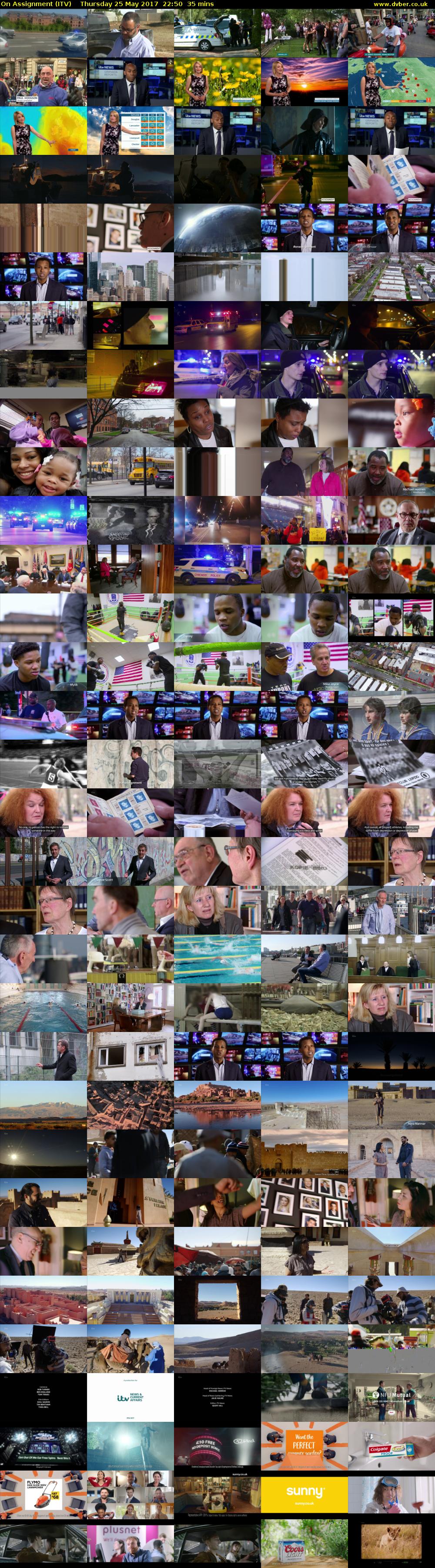 On Assignment (ITV) Thursday 25 May 2017 22:50 - 23:25
