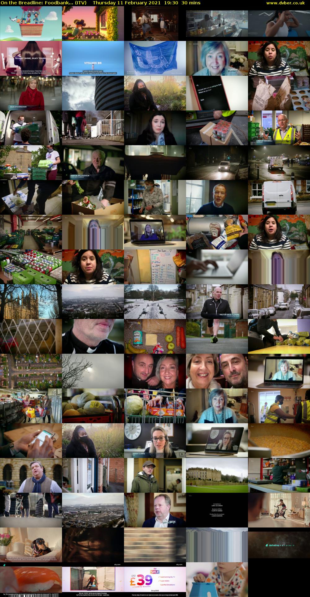 On the Breadline: Foodbank... (ITV) Thursday 11 February 2021 19:30 - 20:00
