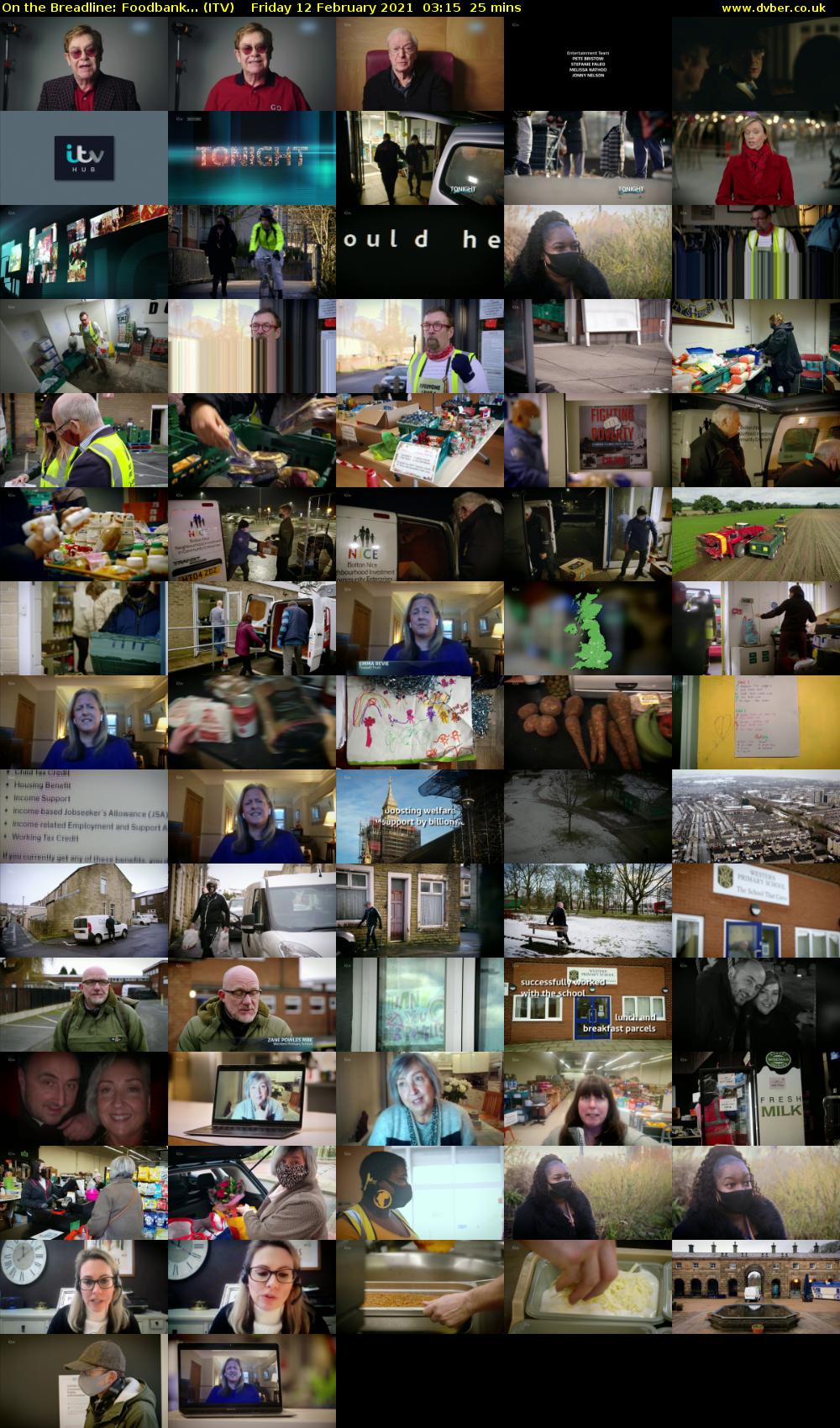 On the Breadline: Foodbank... (ITV) Friday 12 February 2021 03:15 - 03:40