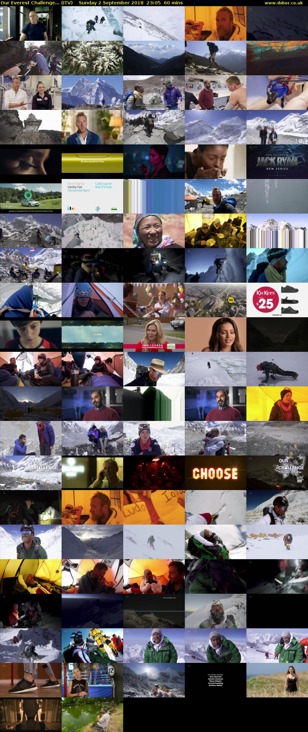 Our Everest Challenge... (ITV) Sunday 2 September 2018 23:05 - 00:05