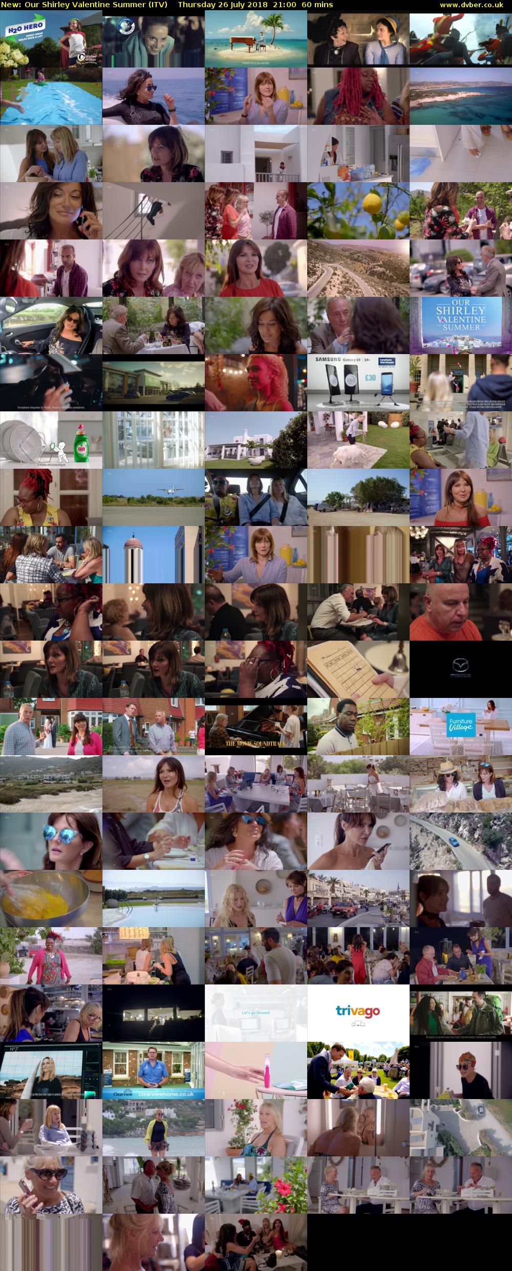 Our Shirley Valentine Summer (ITV) Thursday 26 July 2018 21:00 - 22:00