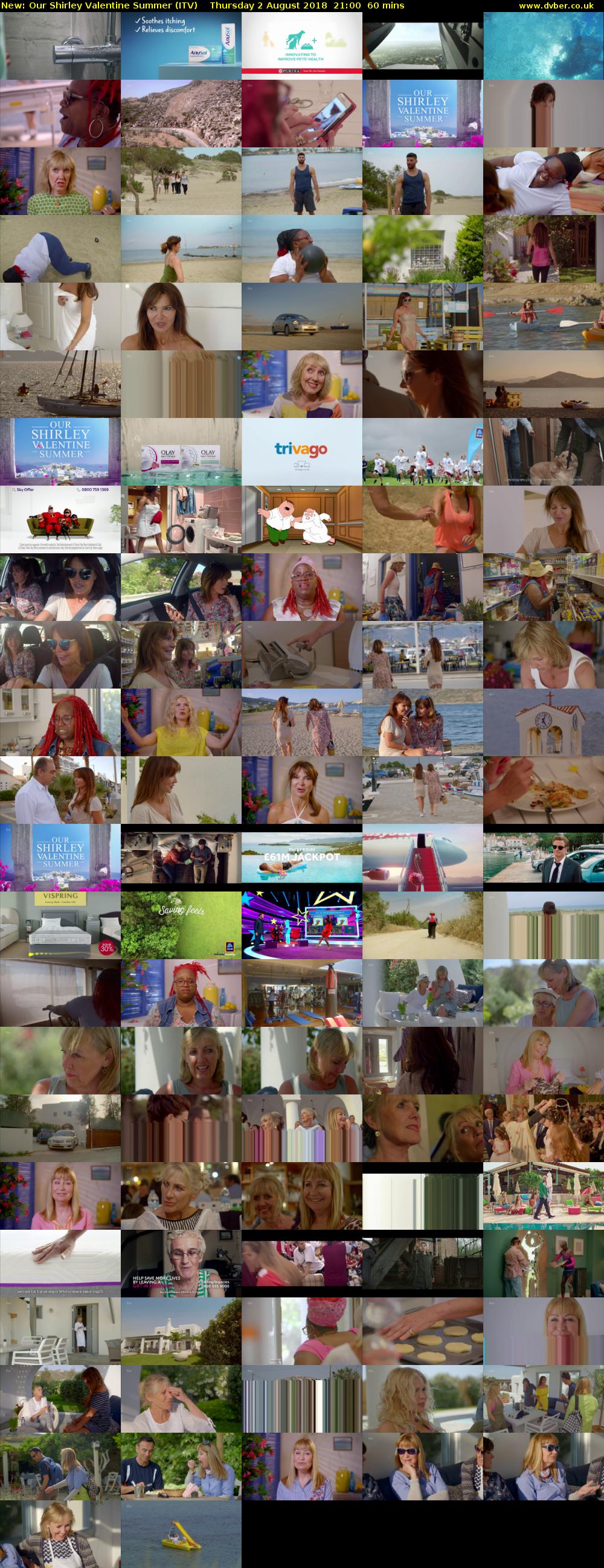 Our Shirley Valentine Summer (ITV) Thursday 2 August 2018 21:00 - 22:00