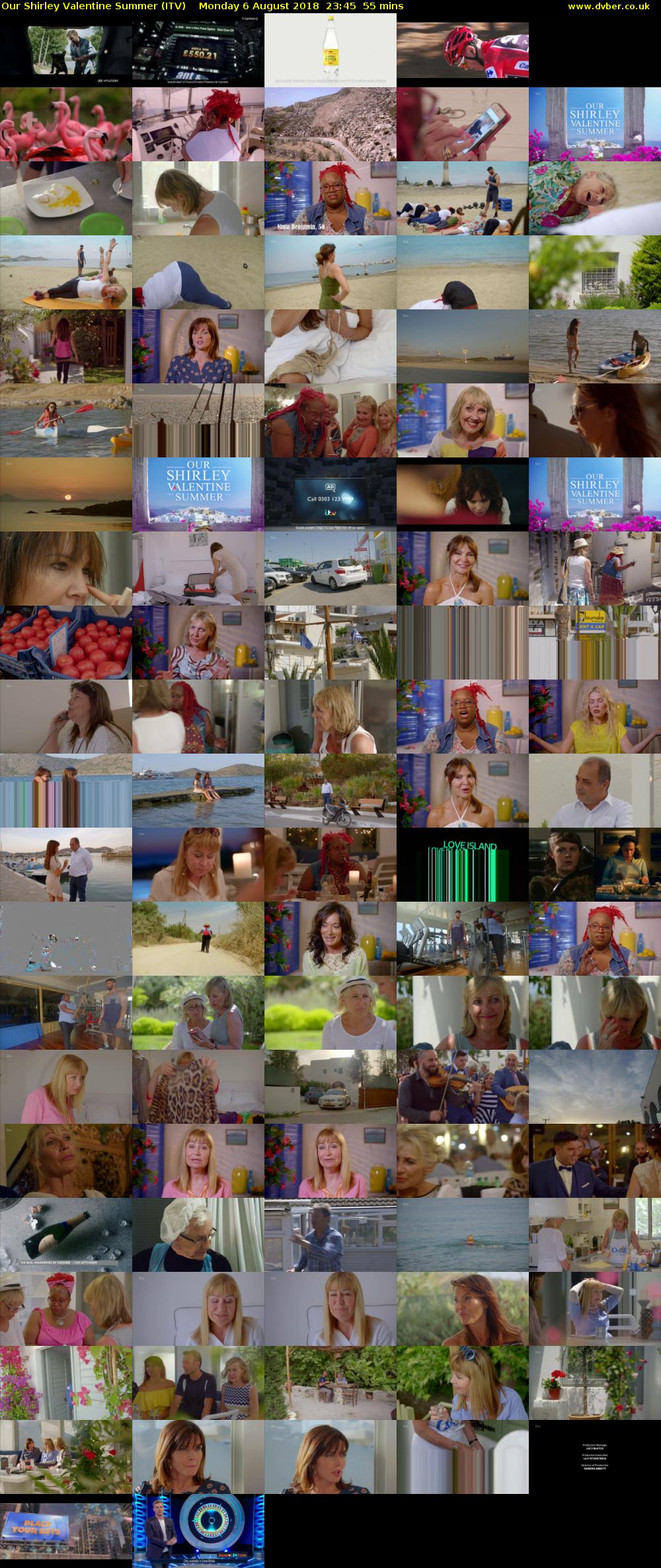 Our Shirley Valentine Summer (ITV) Monday 6 August 2018 23:45 - 00:40