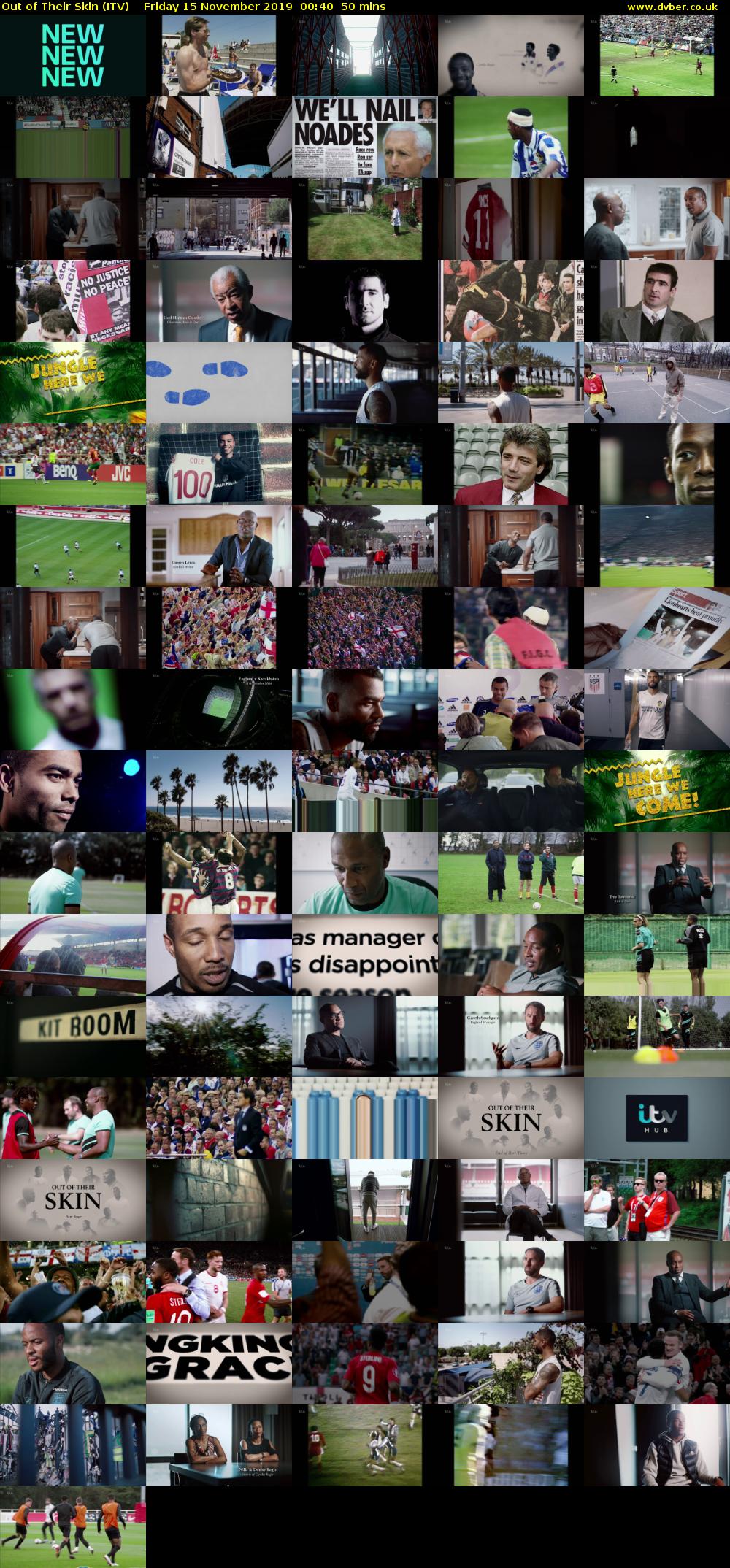 Out of Their Skin (ITV) Friday 15 November 2019 00:40 - 01:30