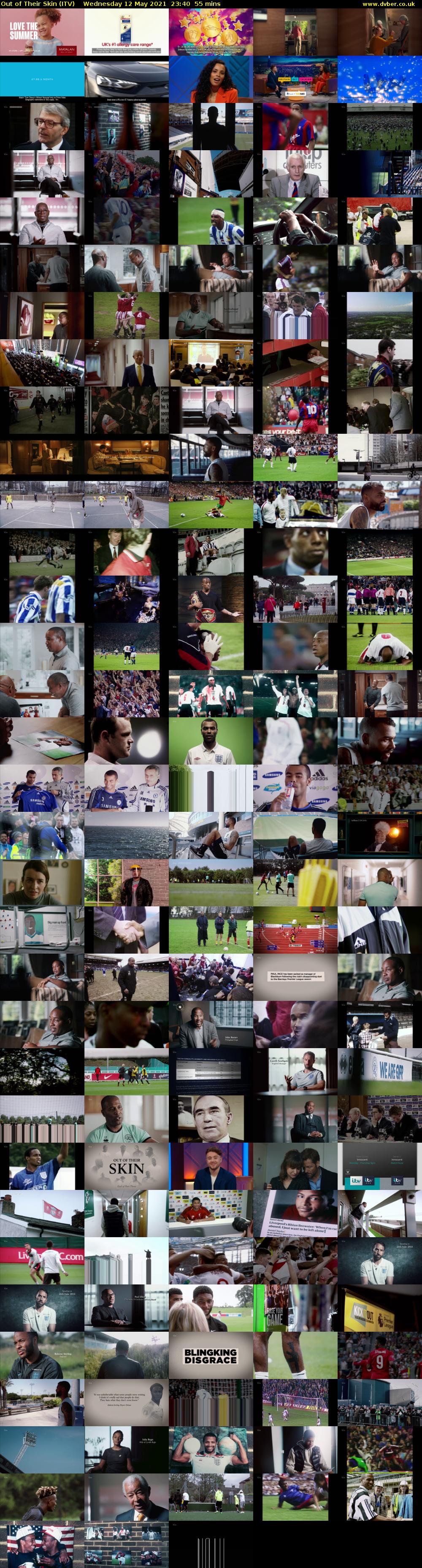Out of Their Skin (ITV) Wednesday 12 May 2021 23:40 - 00:35