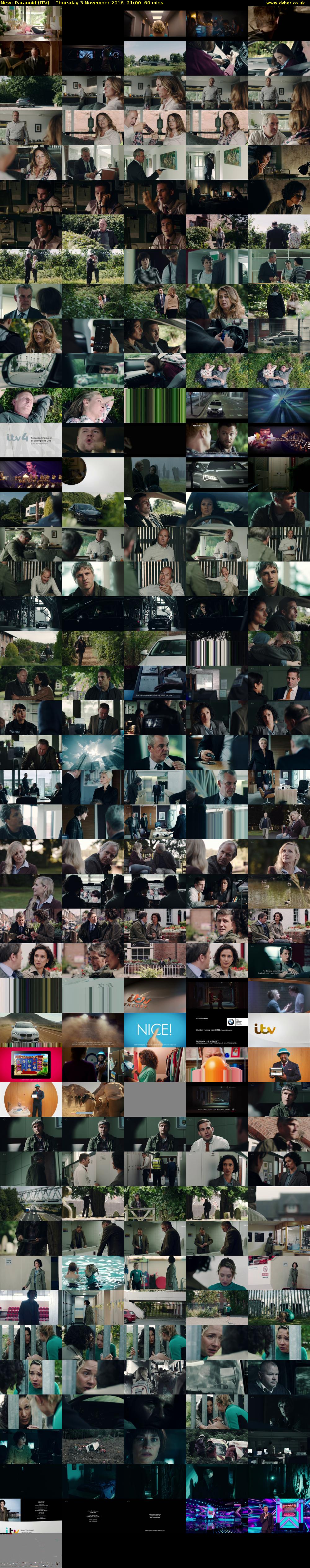 Paranoid (ITV) Thursday 3 November 2016 21:00 - 22:00