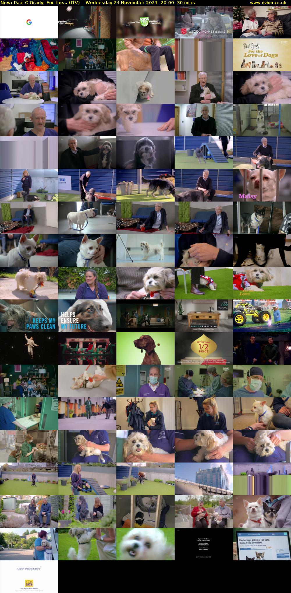 Paul O'Grady: For the... (ITV) Wednesday 24 November 2021 20:00 - 20:30
