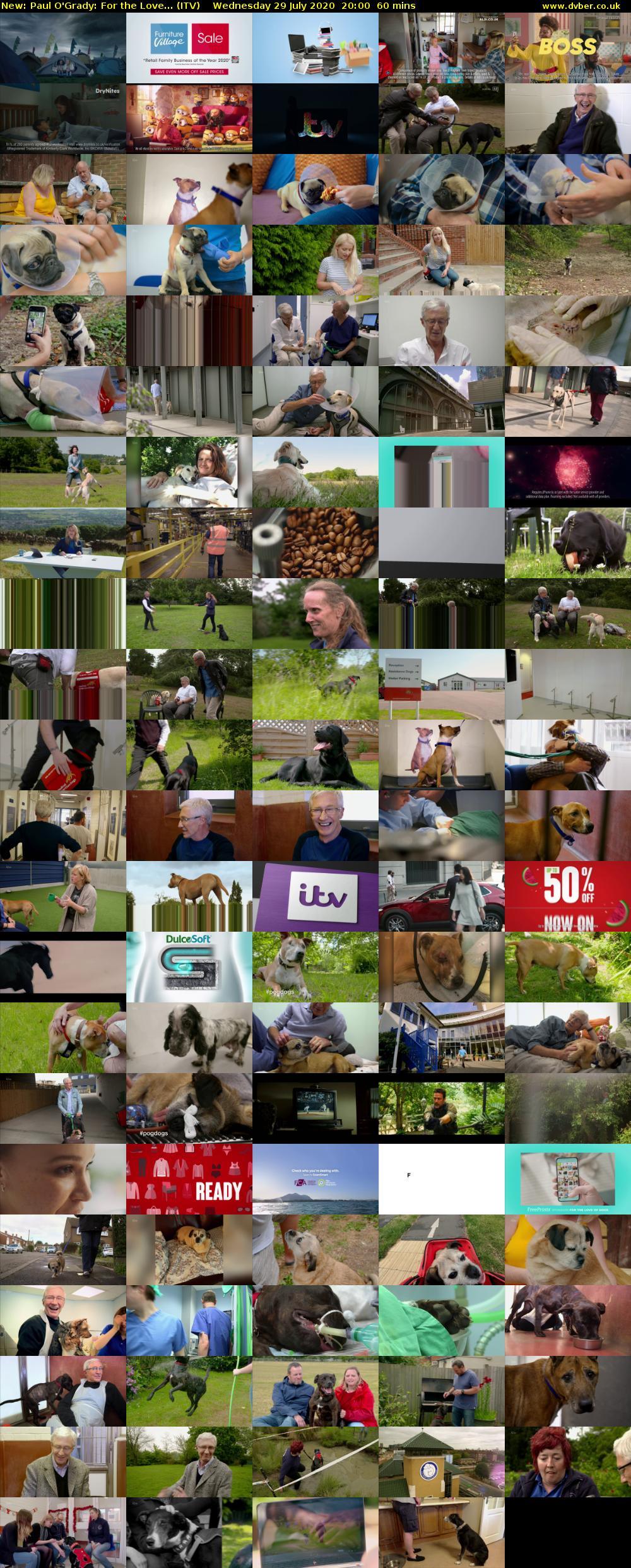 Paul O'Grady: For the Love... (ITV) Wednesday 29 July 2020 20:00 - 21:00