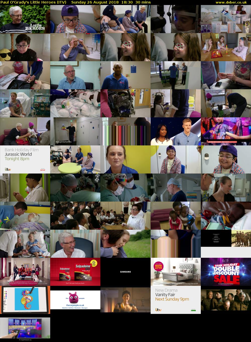 Paul O'Grady's Little Heroes (ITV) Sunday 26 August 2018 18:30 - 19:00