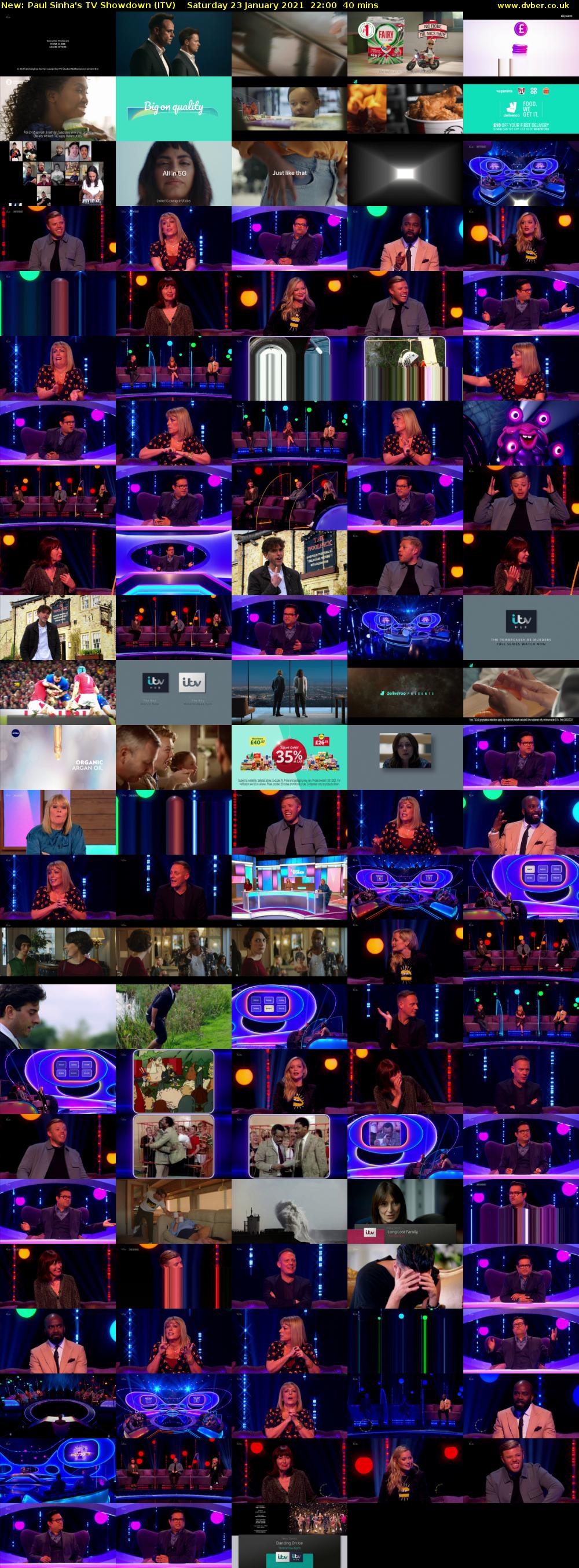 Paul Sinha's TV Showdown (ITV) Saturday 23 January 2021 22:00 - 22:40
