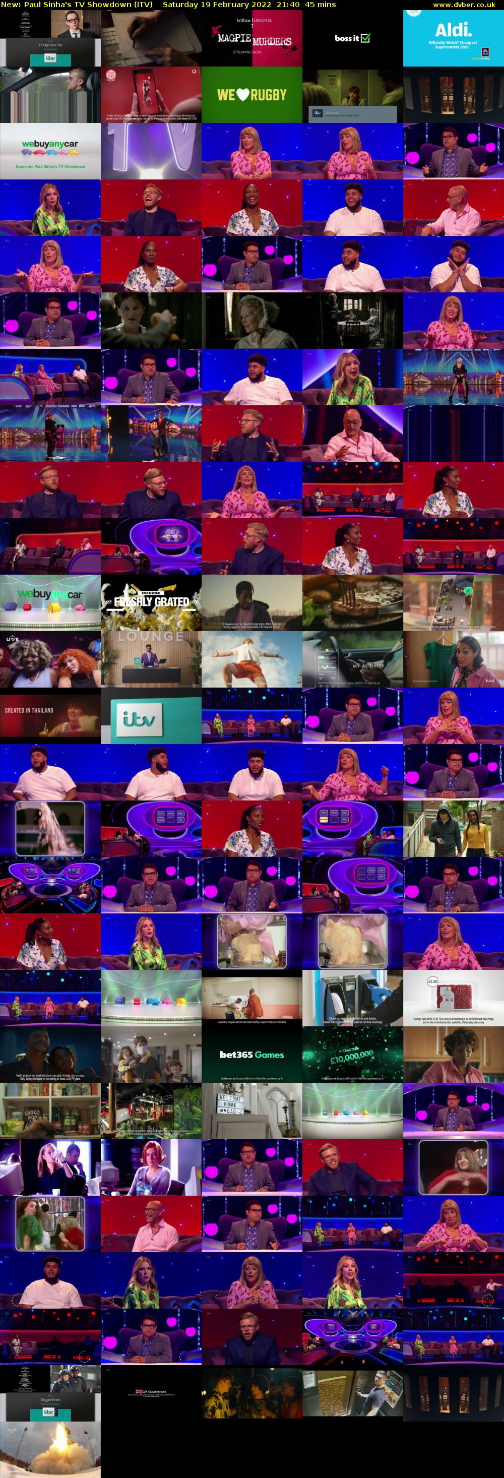 Paul Sinha's TV Showdown (ITV) Saturday 19 February 2022 21:40 - 22:25