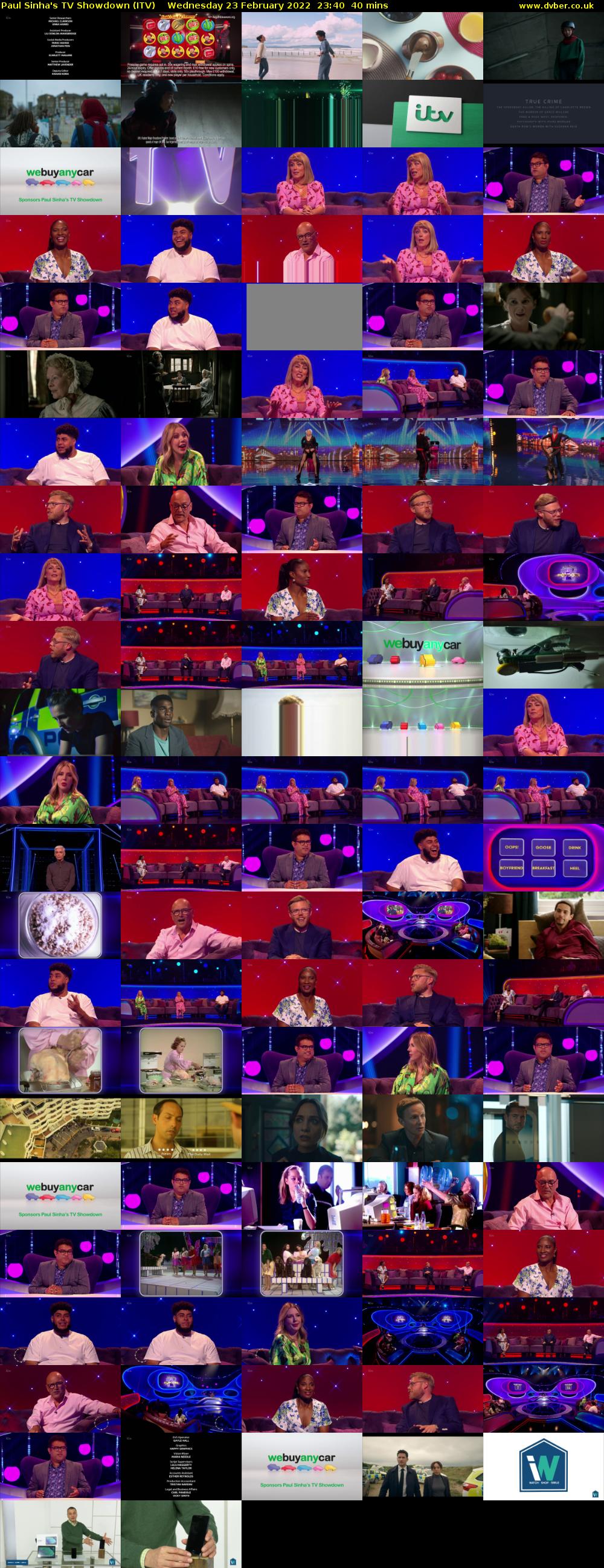 Paul Sinha's TV Showdown (ITV) Wednesday 23 February 2022 23:40 - 00:20