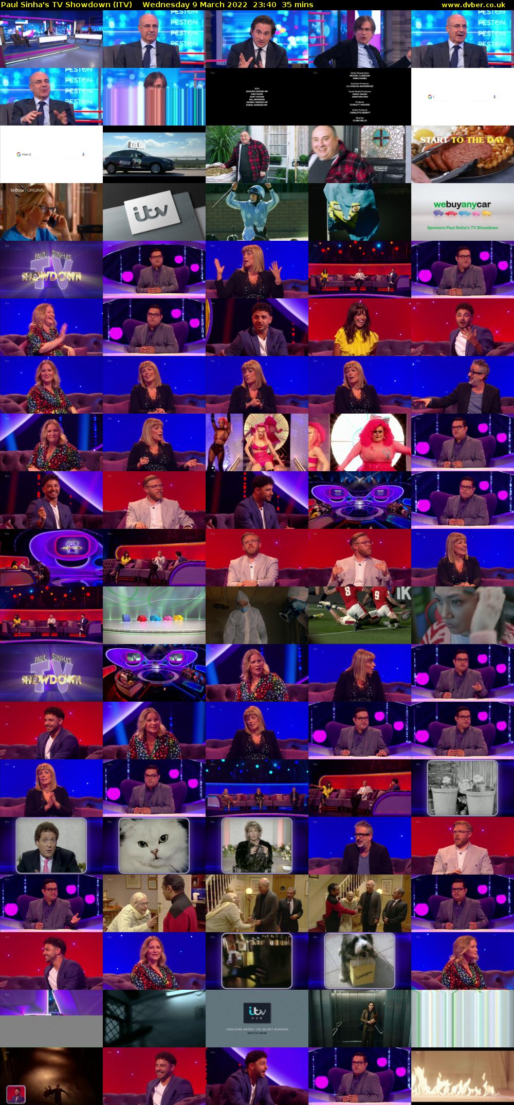 Paul Sinha's TV Showdown (ITV) Wednesday 9 March 2022 23:40 - 00:15