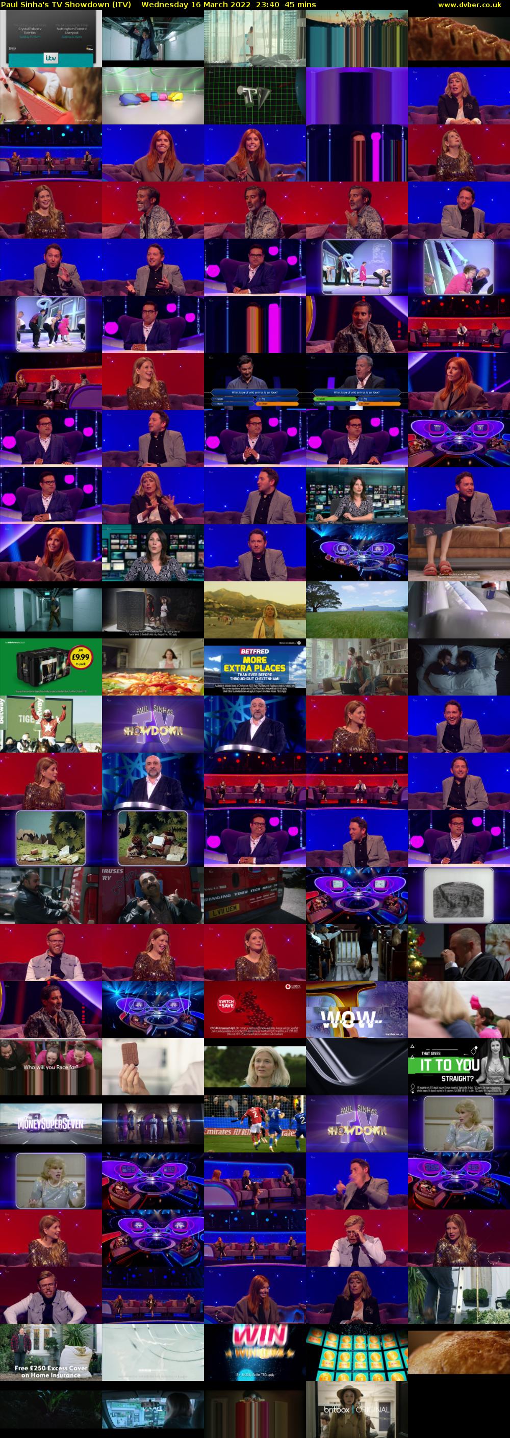 Paul Sinha's TV Showdown (ITV) Wednesday 16 March 2022 23:40 - 00:25