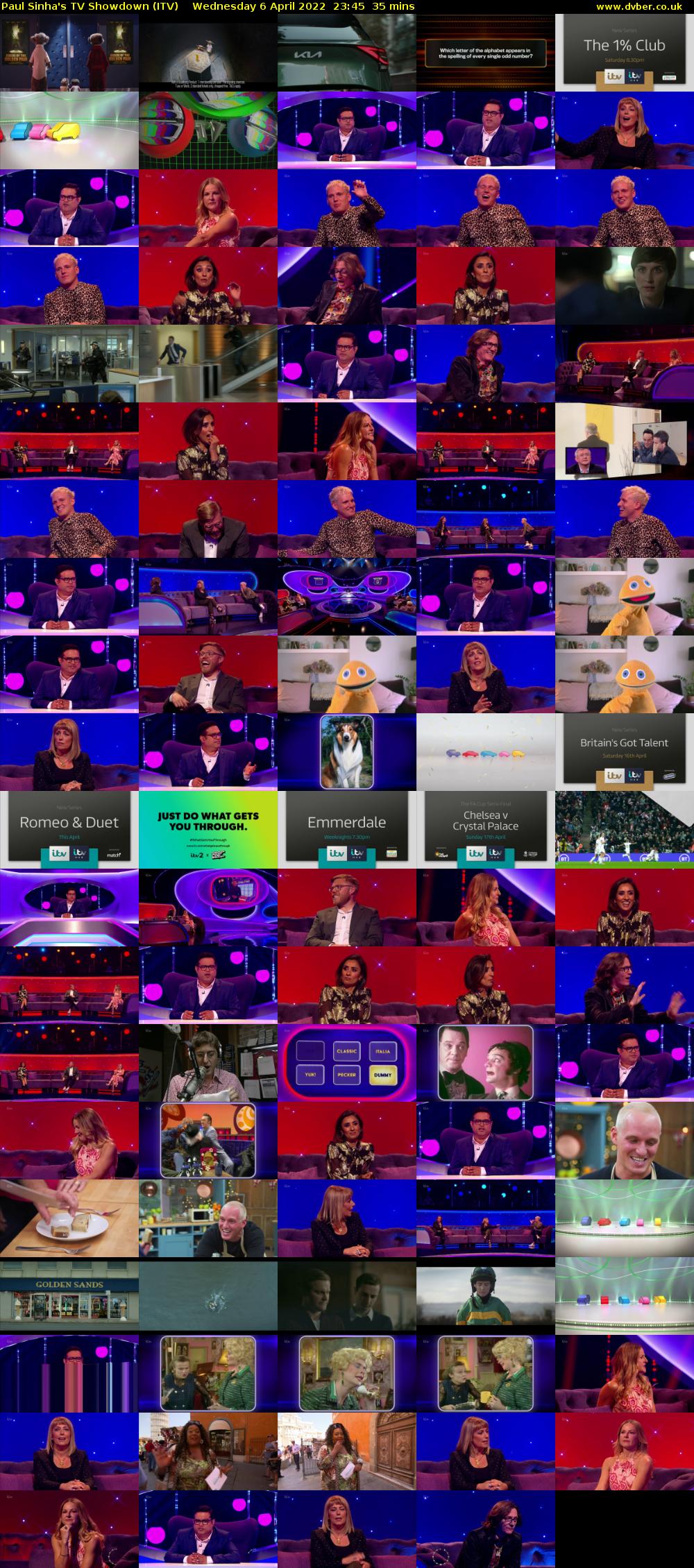 Paul Sinha's TV Showdown (ITV) Wednesday 6 April 2022 23:45 - 00:20