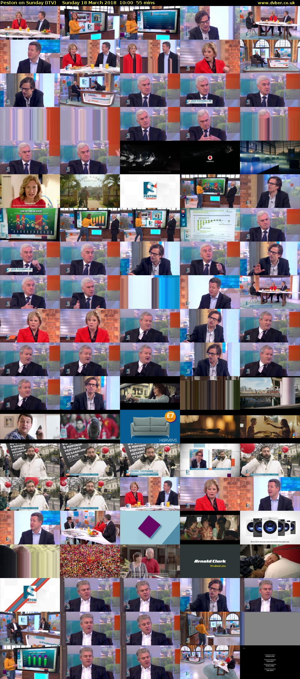 Peston on Sunday (ITV) Sunday 18 March 2018 10:00 - 10:55