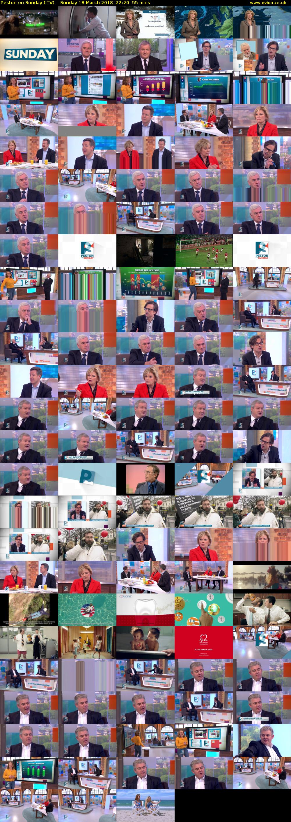 Peston on Sunday (ITV) Sunday 18 March 2018 22:20 - 23:15