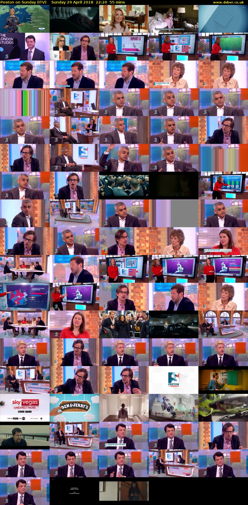 Peston on Sunday (ITV) Sunday 29 April 2018 22:20 - 23:15