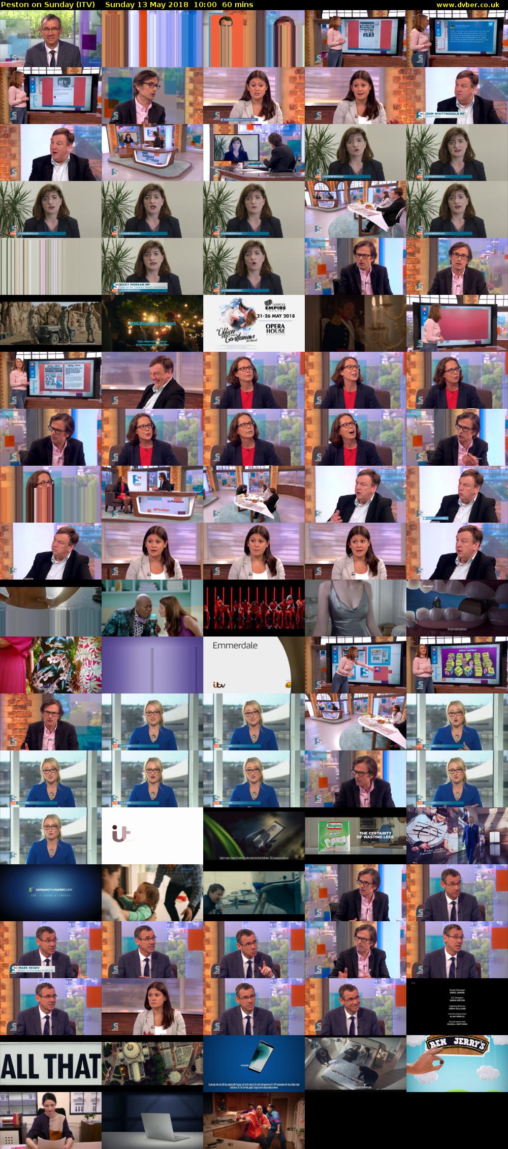Peston on Sunday (ITV) Sunday 13 May 2018 10:00 - 11:00