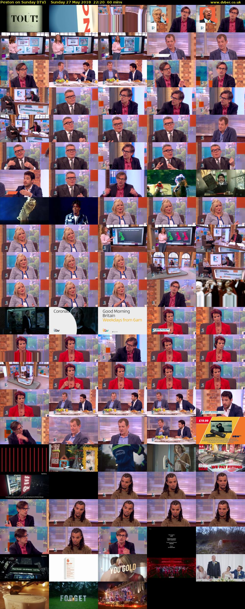 Peston on Sunday (ITV) Sunday 27 May 2018 22:20 - 23:20