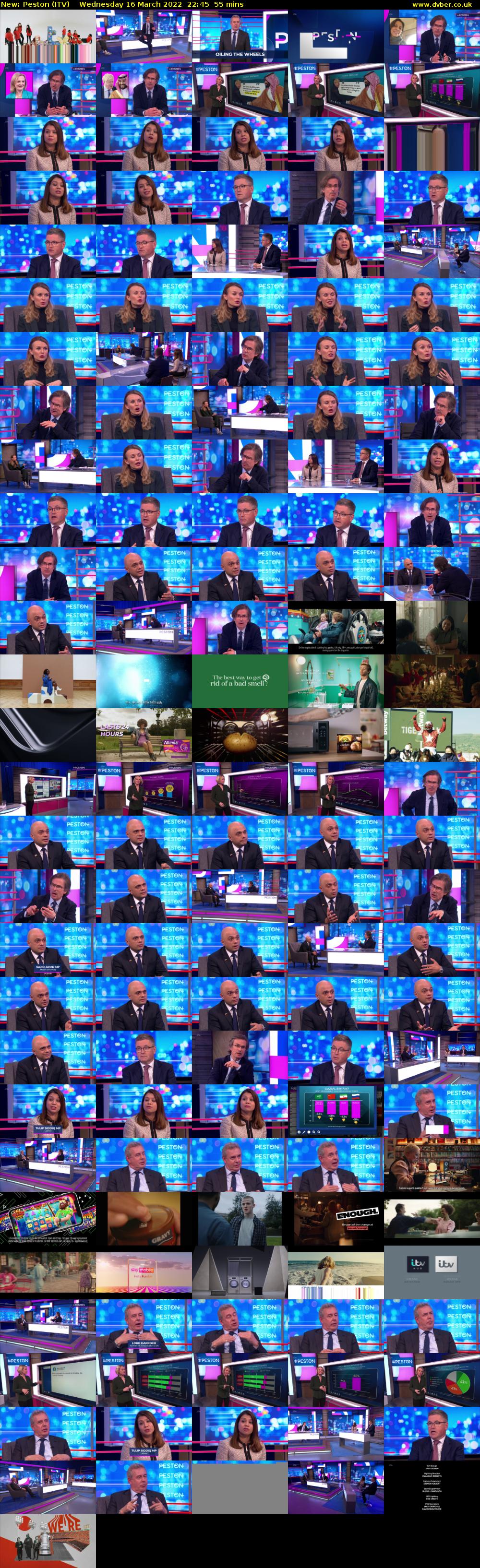 Peston (ITV) Wednesday 16 March 2022 22:45 - 23:40