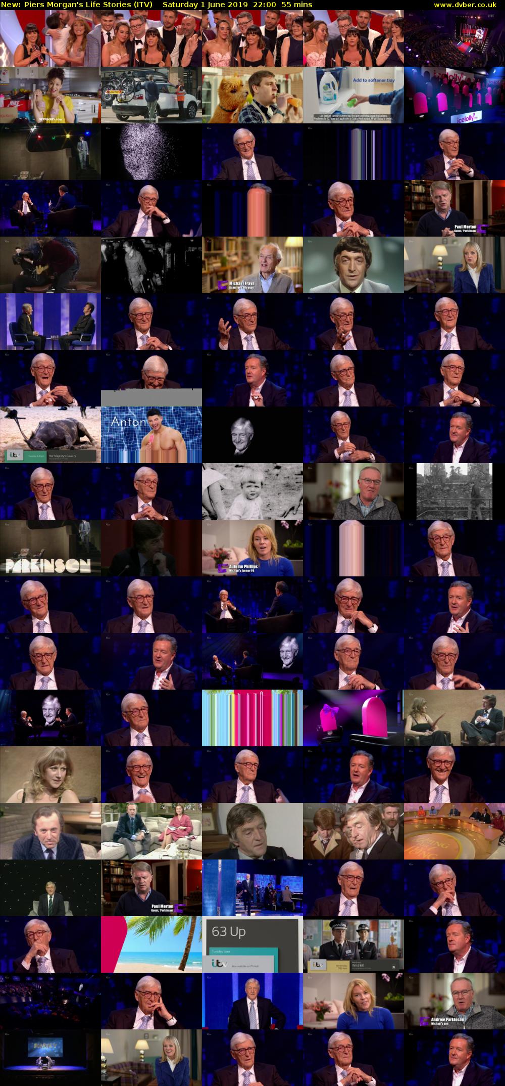 Piers Morgan's Life Stories (ITV) Saturday 1 June 2019 22:00 - 22:55