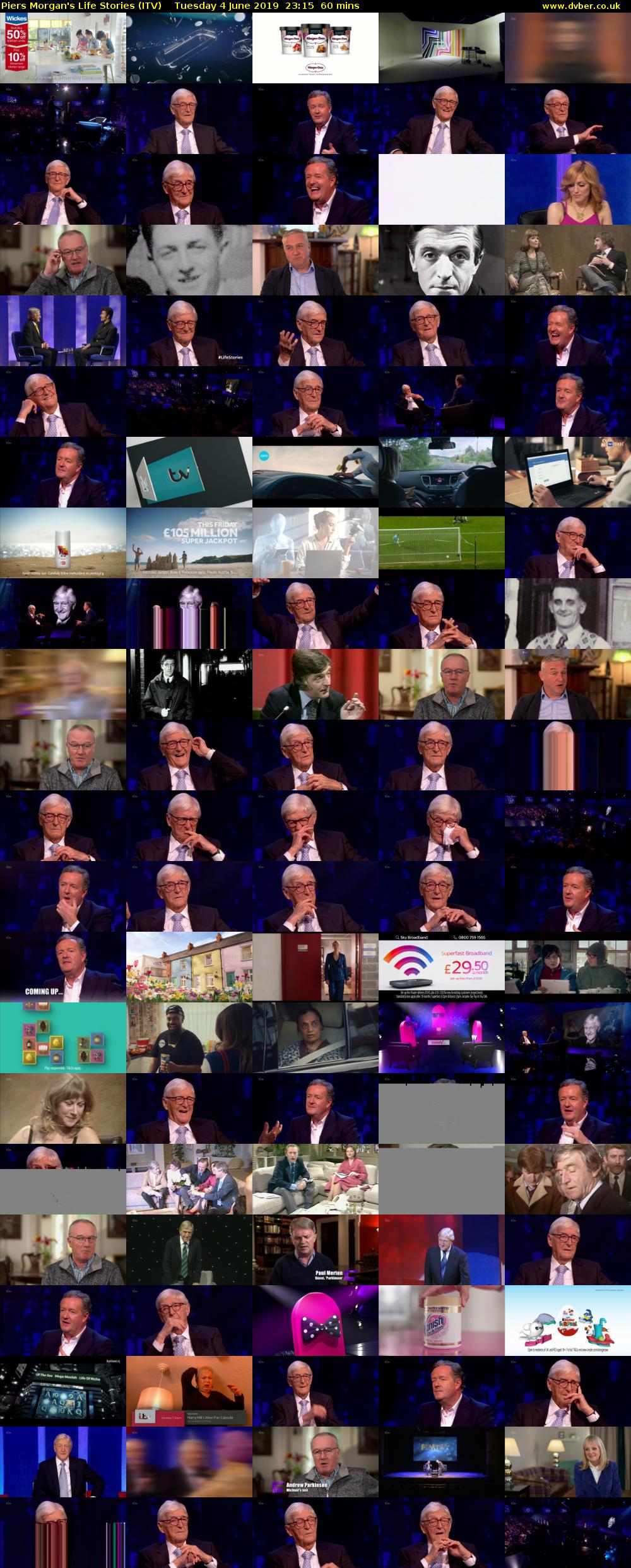 Piers Morgan's Life Stories (ITV) Tuesday 4 June 2019 23:15 - 00:15