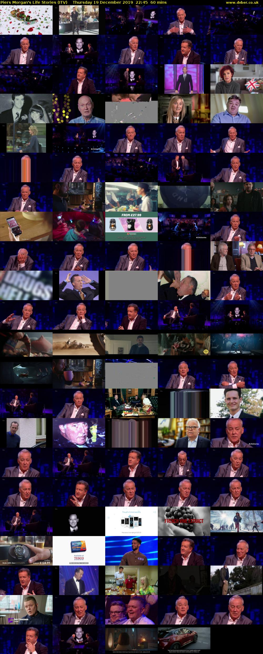 Piers Morgan's Life Stories (ITV) Thursday 19 December 2019 22:45 - 23:45
