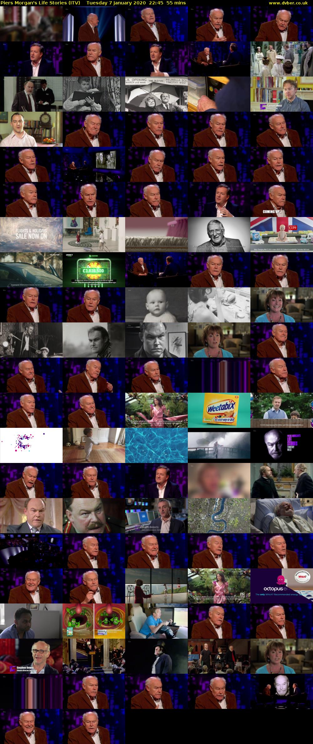 Piers Morgan's Life Stories (ITV) Tuesday 7 January 2020 22:45 - 23:40