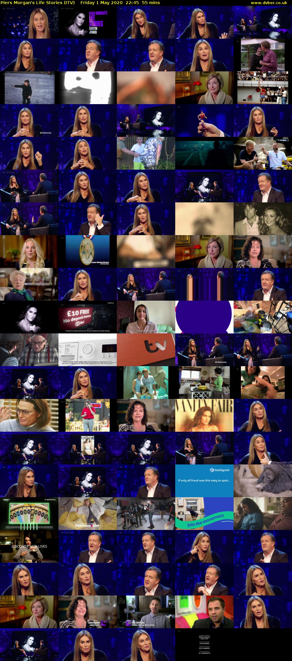 Piers Morgan's Life Stories (ITV) Friday 1 May 2020 22:45 - 23:40