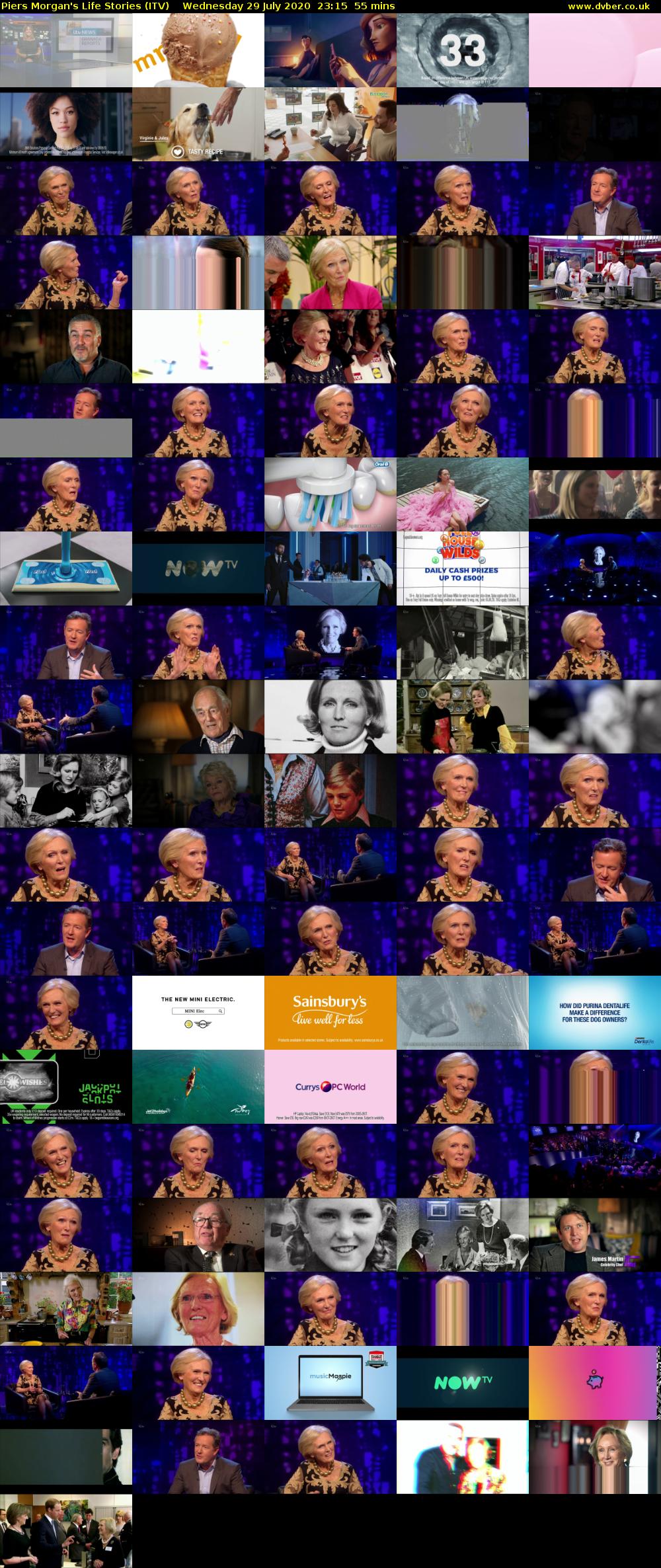 Piers Morgan's Life Stories (ITV) Wednesday 29 July 2020 23:15 - 00:10