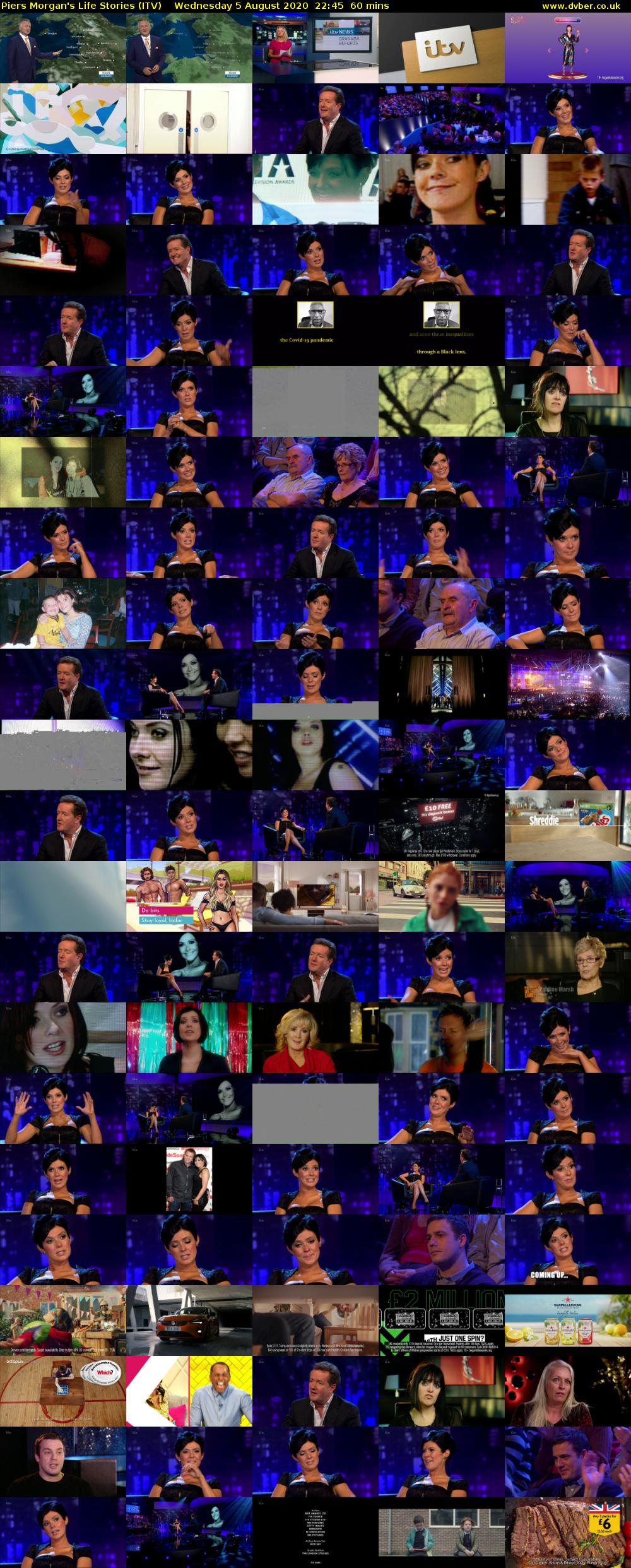 Piers Morgan's Life Stories (ITV) Wednesday 5 August 2020 22:45 - 23:45