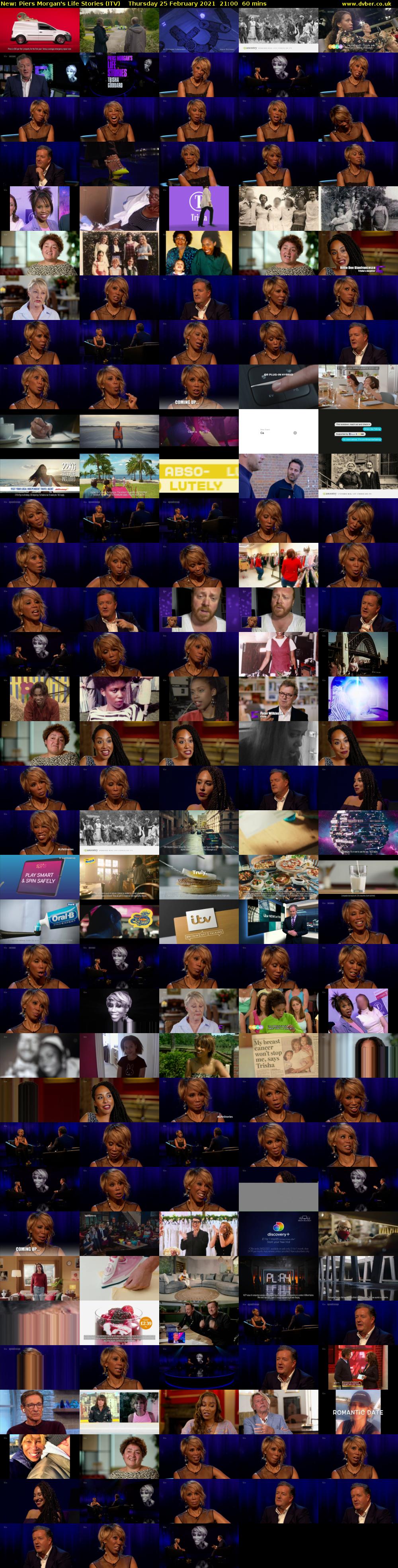 Piers Morgan's Life Stories (ITV) Thursday 25 February 2021 21:00 - 22:00