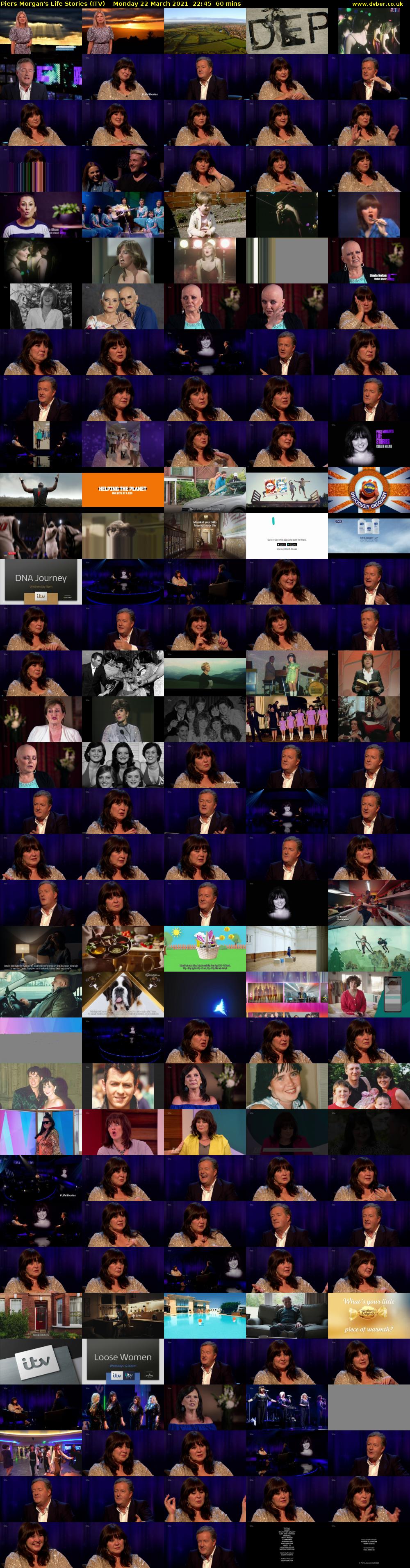 Piers Morgan's Life Stories (ITV) Monday 22 March 2021 22:45 - 23:45