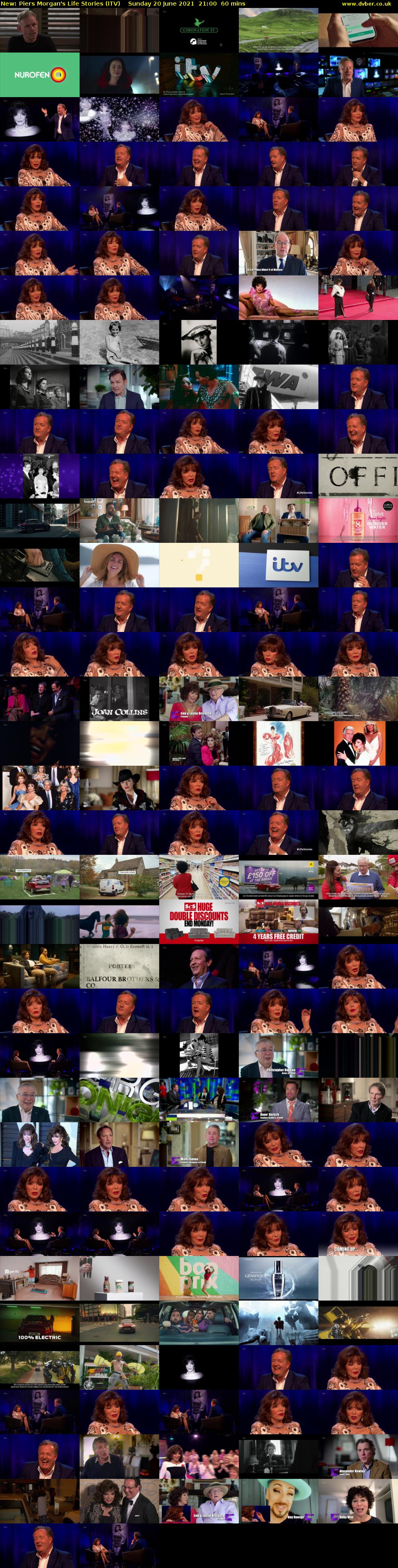 Piers Morgan's Life Stories (ITV) Sunday 20 June 2021 21:00 - 22:00